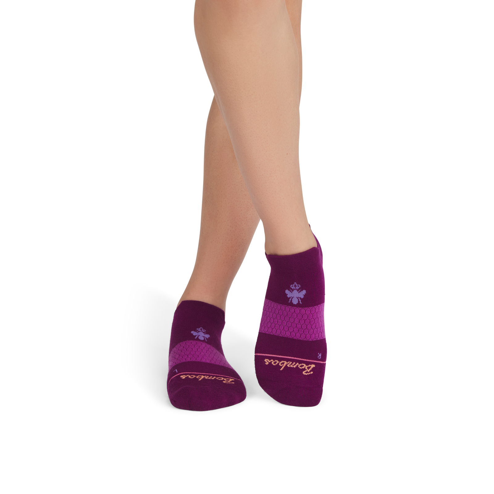 Merino Wool Blend Athletic Ankle Socks - berry crush WO1 [8828]