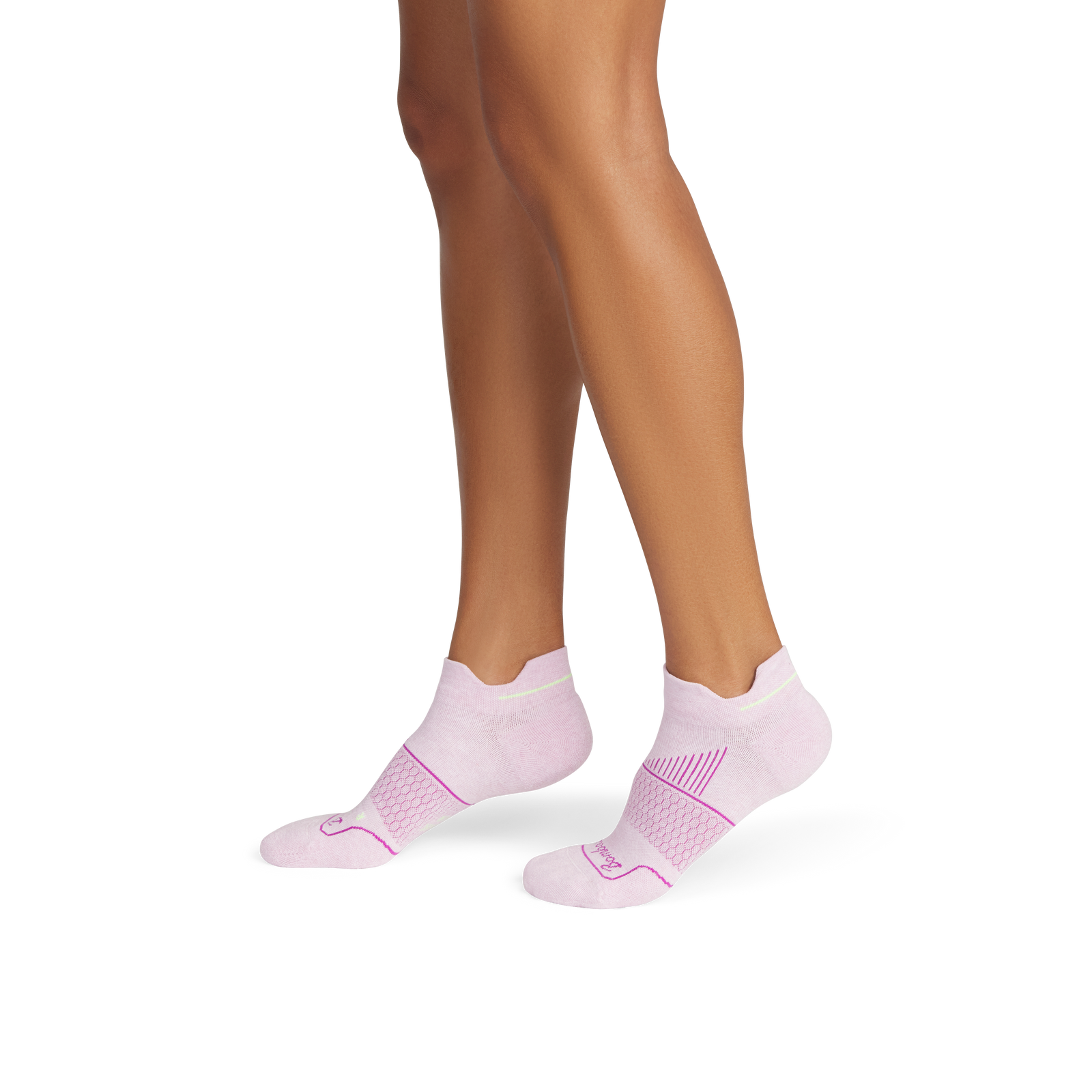 Running Ankle Socks - Slipper Pink Heather WO1 [8846]