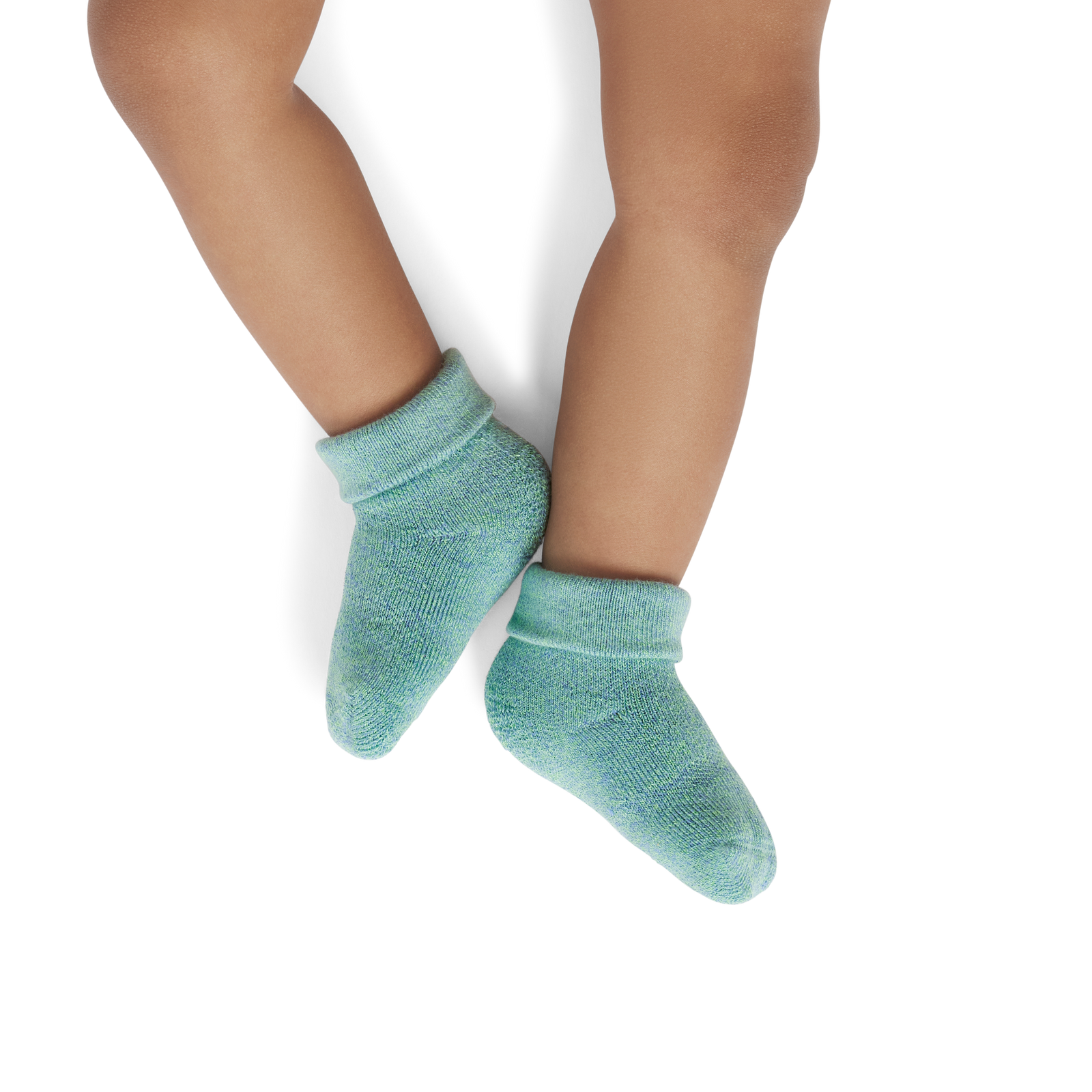 Marl Calf Socks (0-6 Months) - Hydro Green / Peri Sky BO1 [8867]