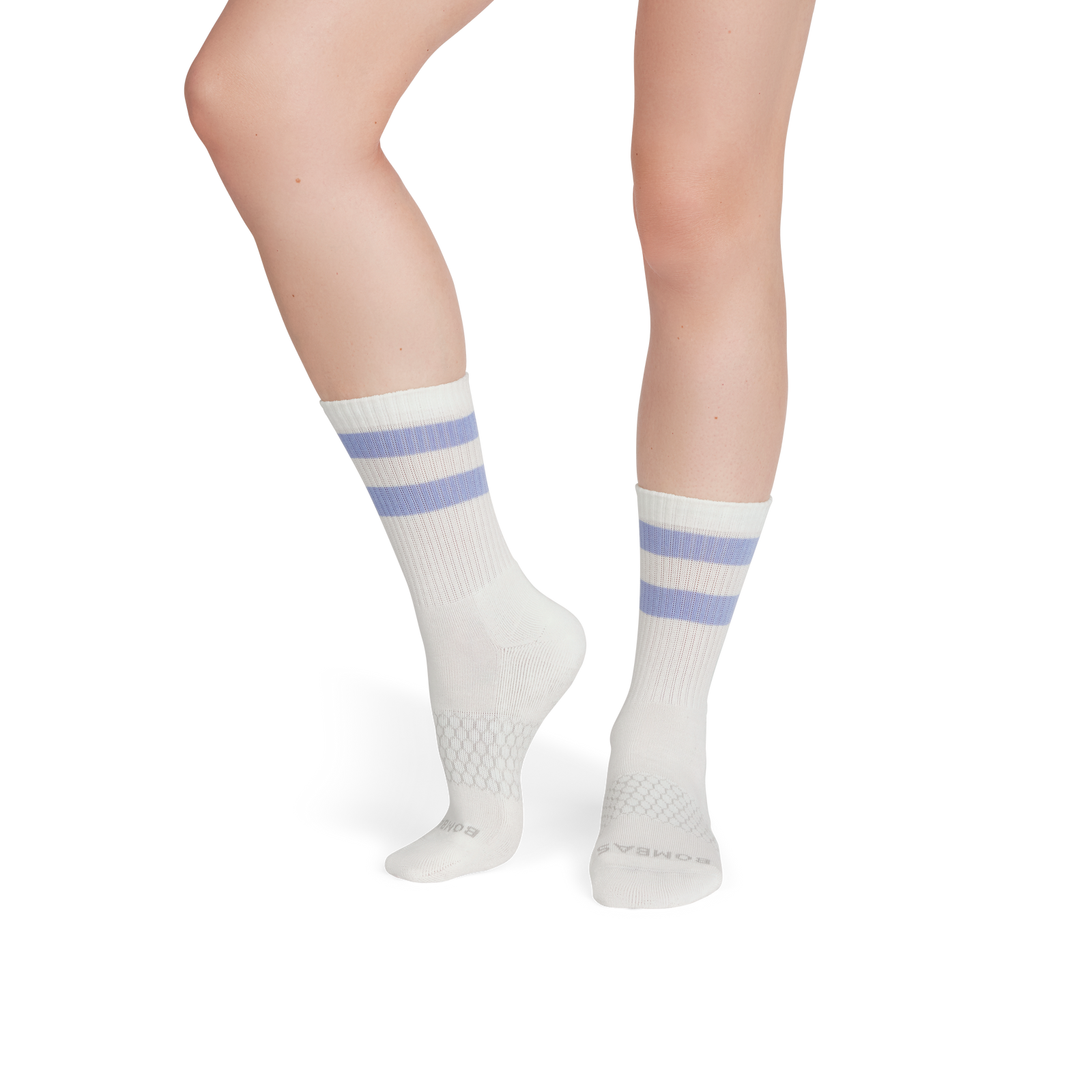 Half Calf Socks softwhite-dawnblue-onmodel-2-transparent