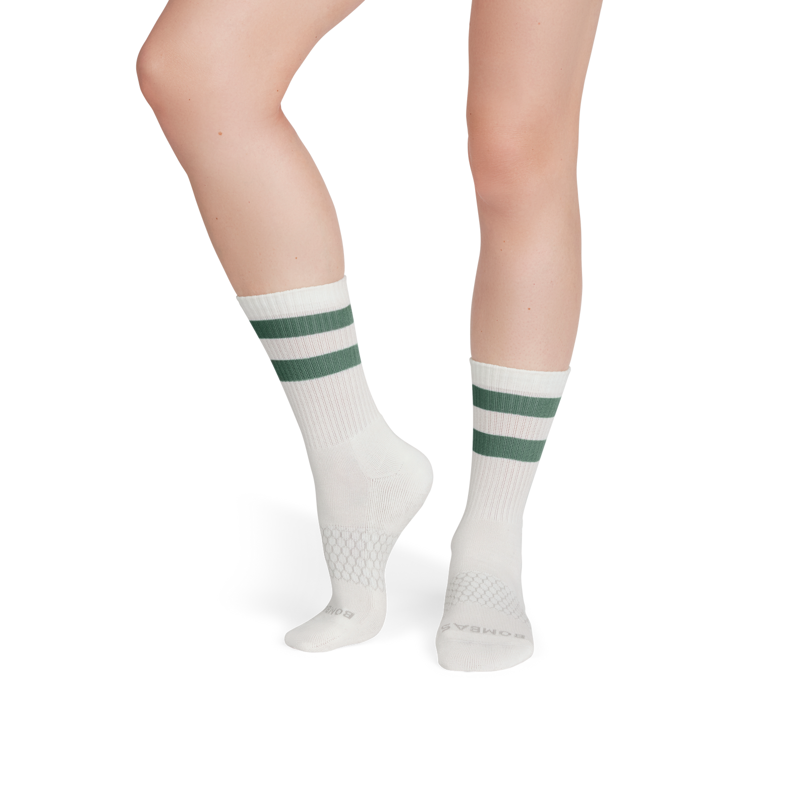 Vintage Stripes Half Calf Sock - easy sage WO1 [8889]