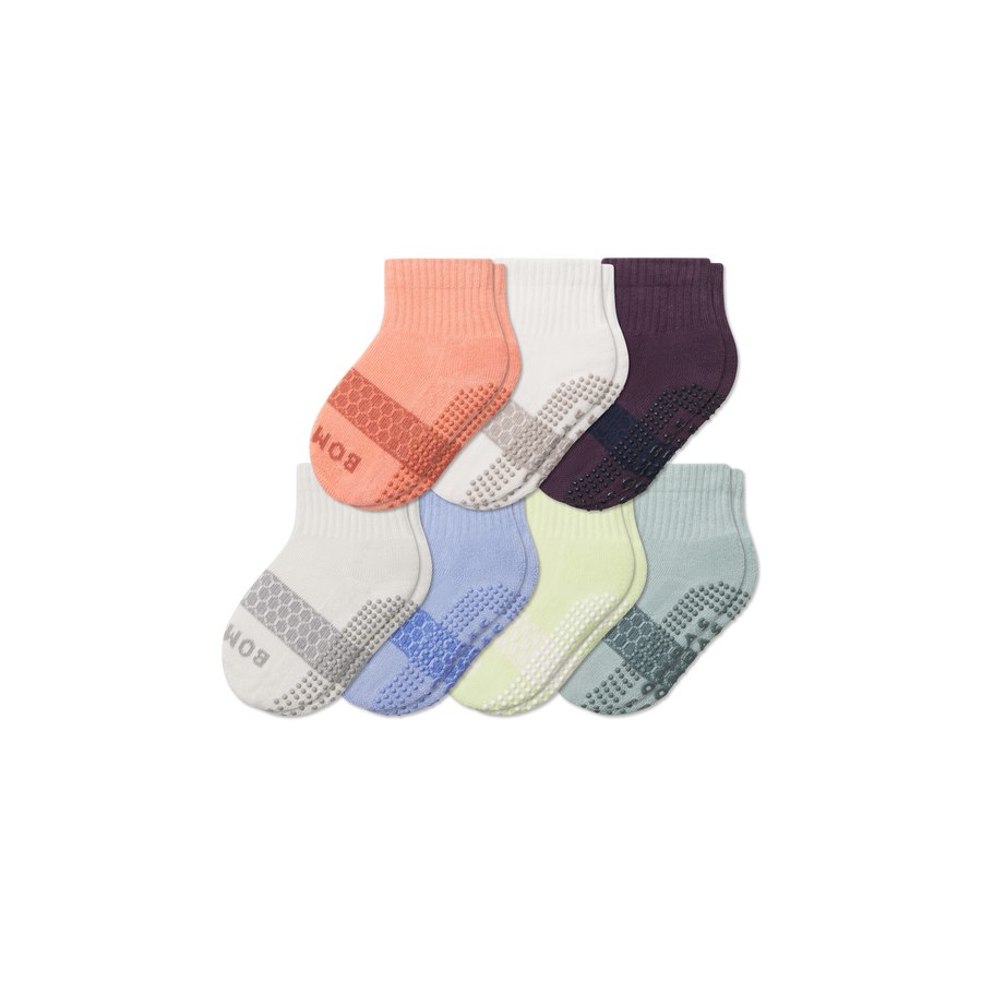 Toddler Week of Bombas Gripper Calf Sock 7-Pack - Breathable Shift Support
