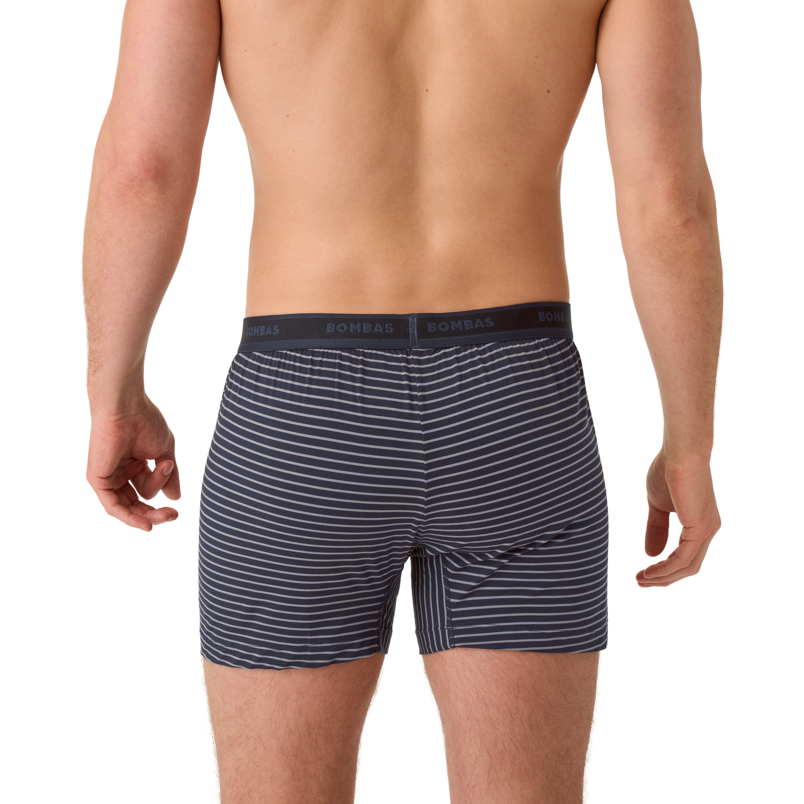 Men's Soft Flex Slim Boxer Short - MIDNIGHT NAVY / STARGAZE STRIPE MO2 [8968]