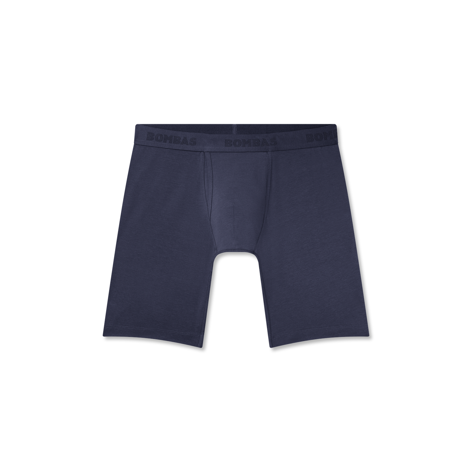 Men's Cotton Modal Blend Long Boxer Brief - Midnight Navy L (8969)