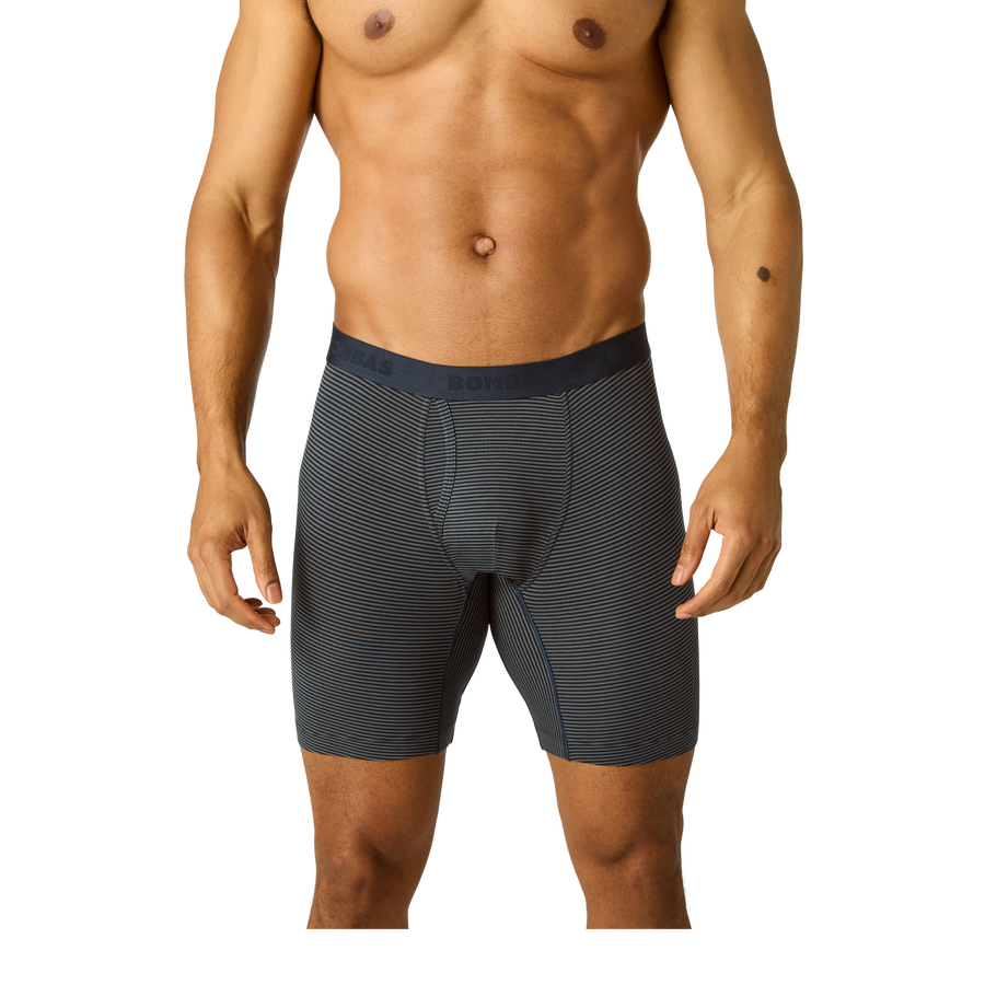 Men's Cotton Modal Blend Long Boxer Brief 8" - Modal All Day Ease