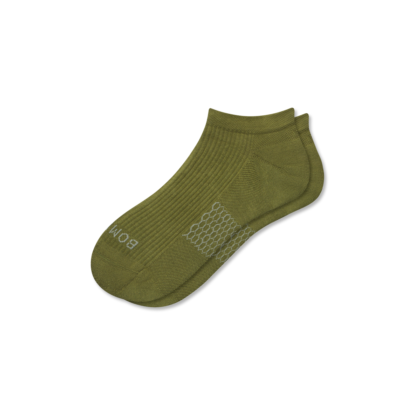 Modern Rib Ankle Socks - field green L [9034]
