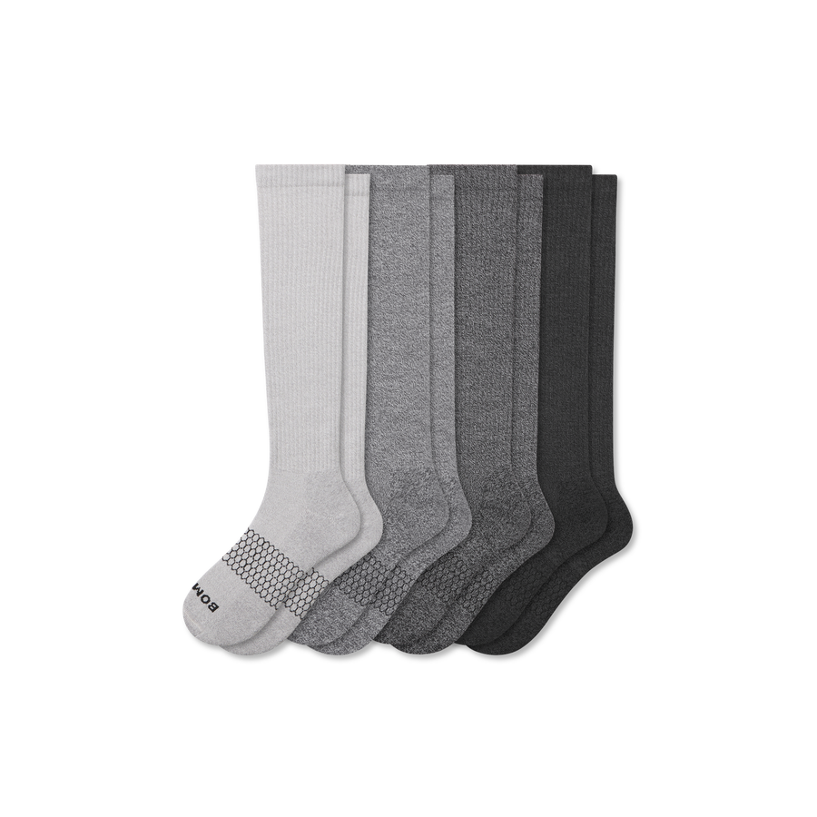 Women's Marl Knee High Sock 4-Pack - Everyday Home Move