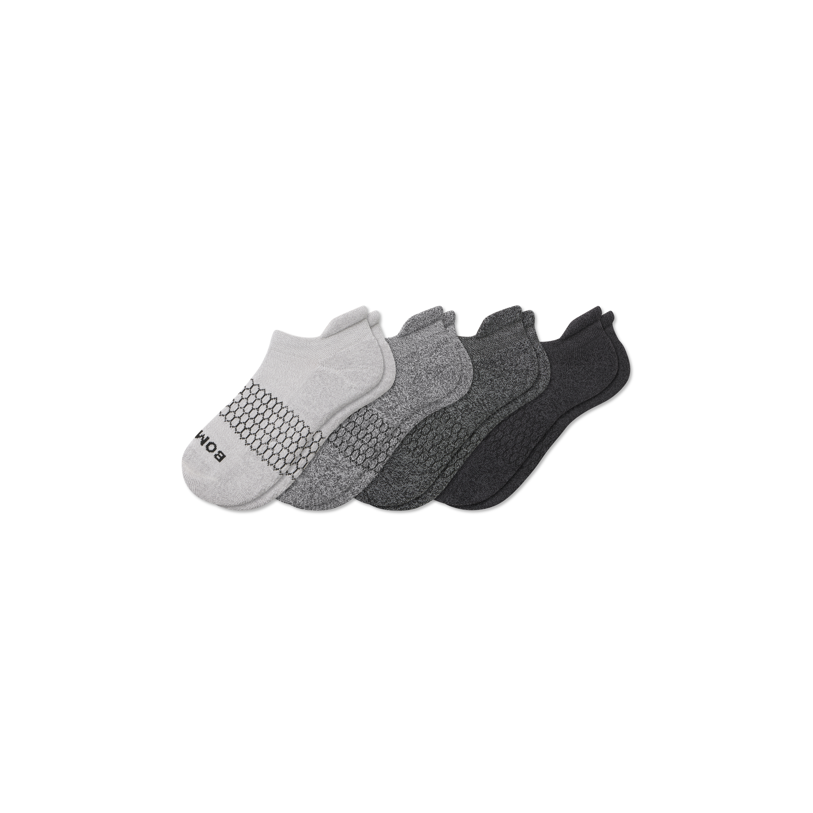 Youth Marl Ankle Sock 4-Pack - Shades L [9040]