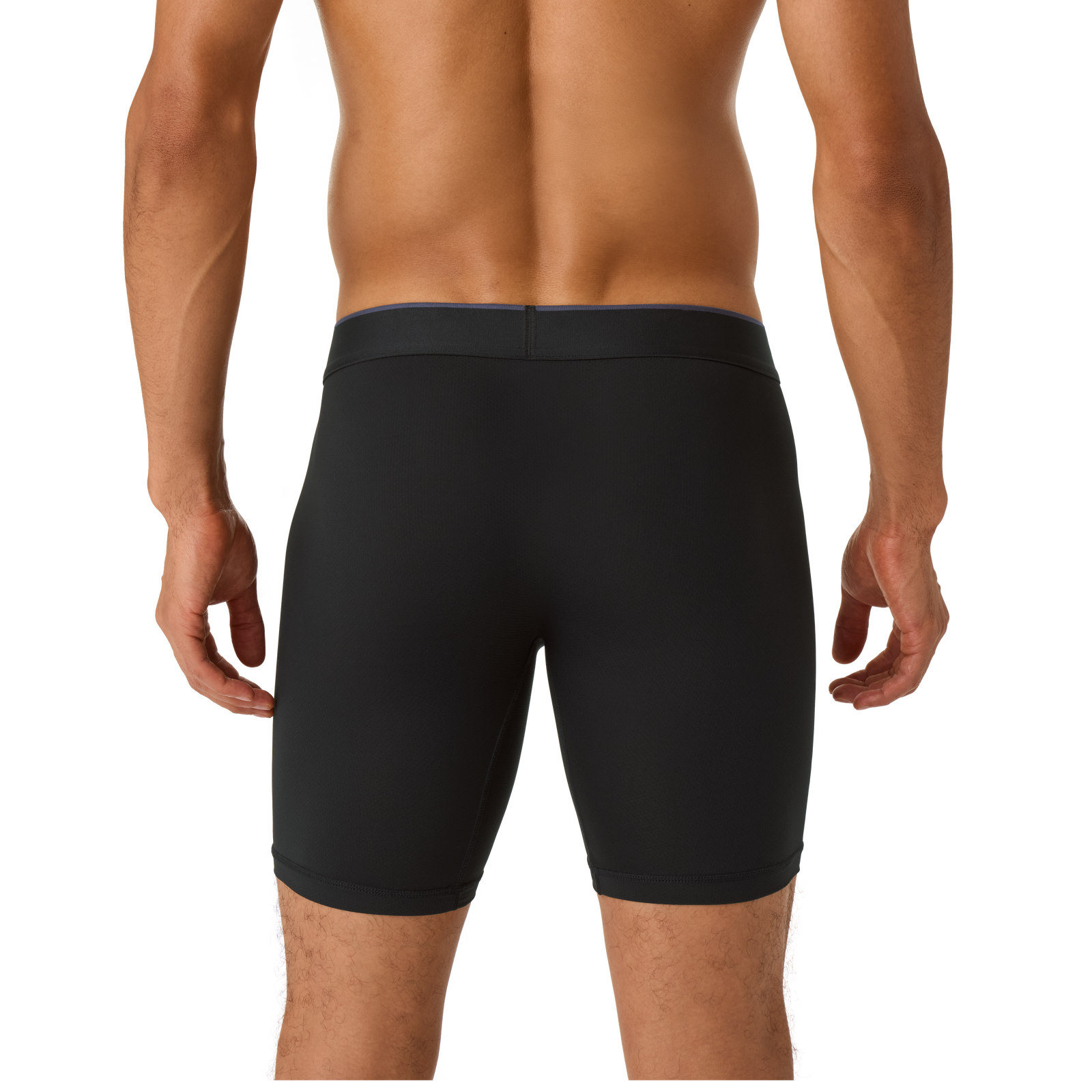 Men's Sport Flyless Boxer Brief - black MO2 [9048]