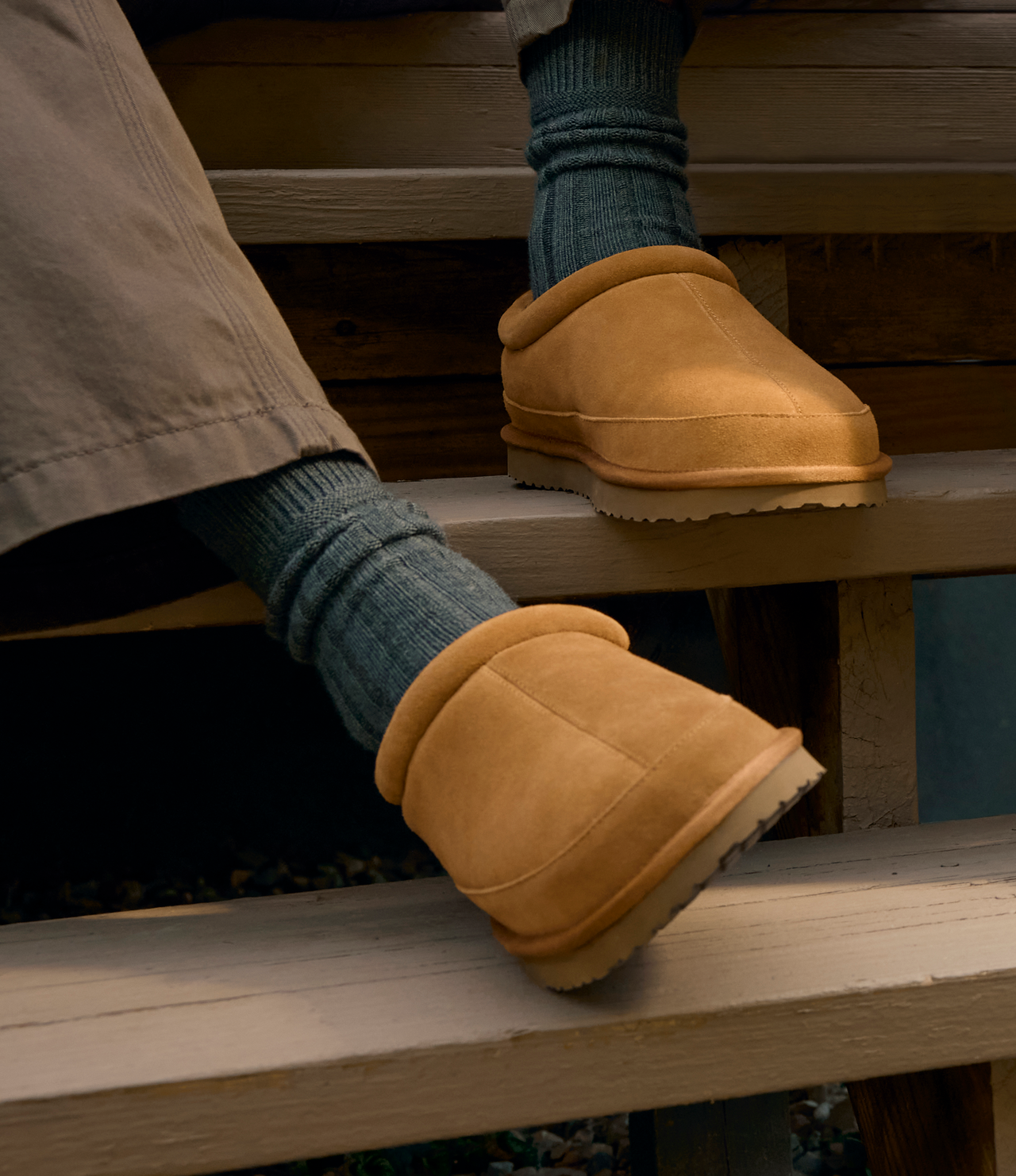 Men's Saturday Suede Slip-On - Camel [LIFESTYLE] [9053]