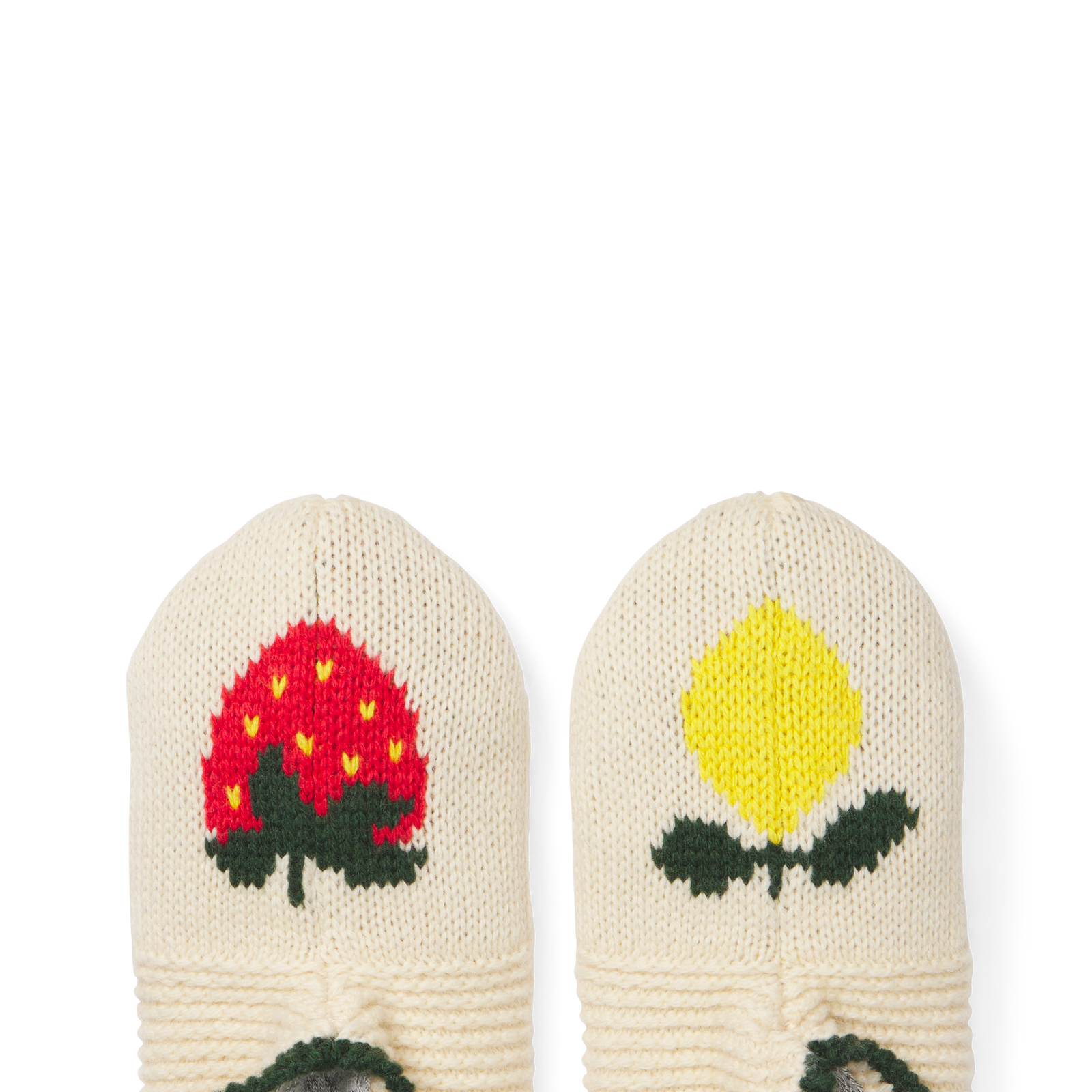 Youth Patterned Gripper Slipper - Strawberry Lemonade Detail [9067]