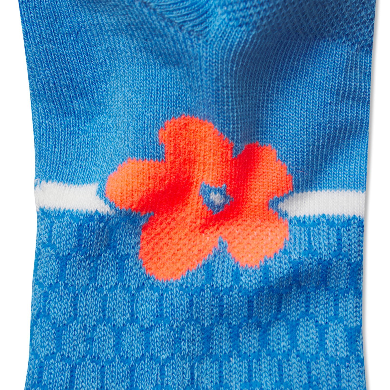 Youth Ankle Socks - tropic blue Detail [9133]
