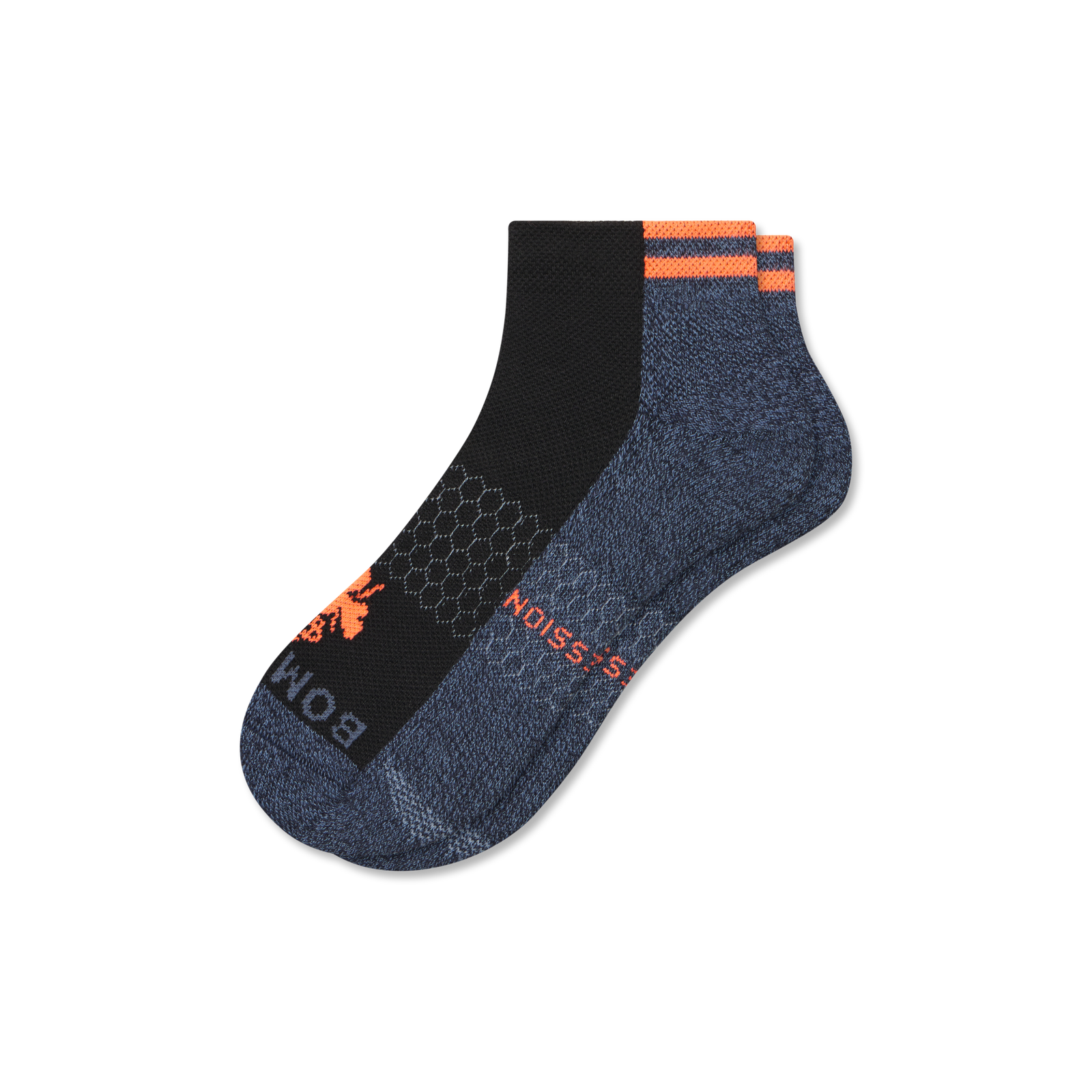 Performance Compression Ankle Socks - black cloud L [9158]