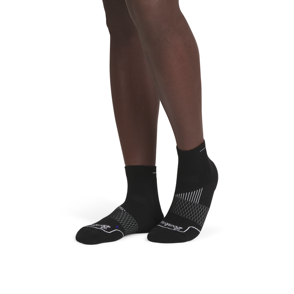 Running Quarter Socks - Black MO1 [9270] [2025]