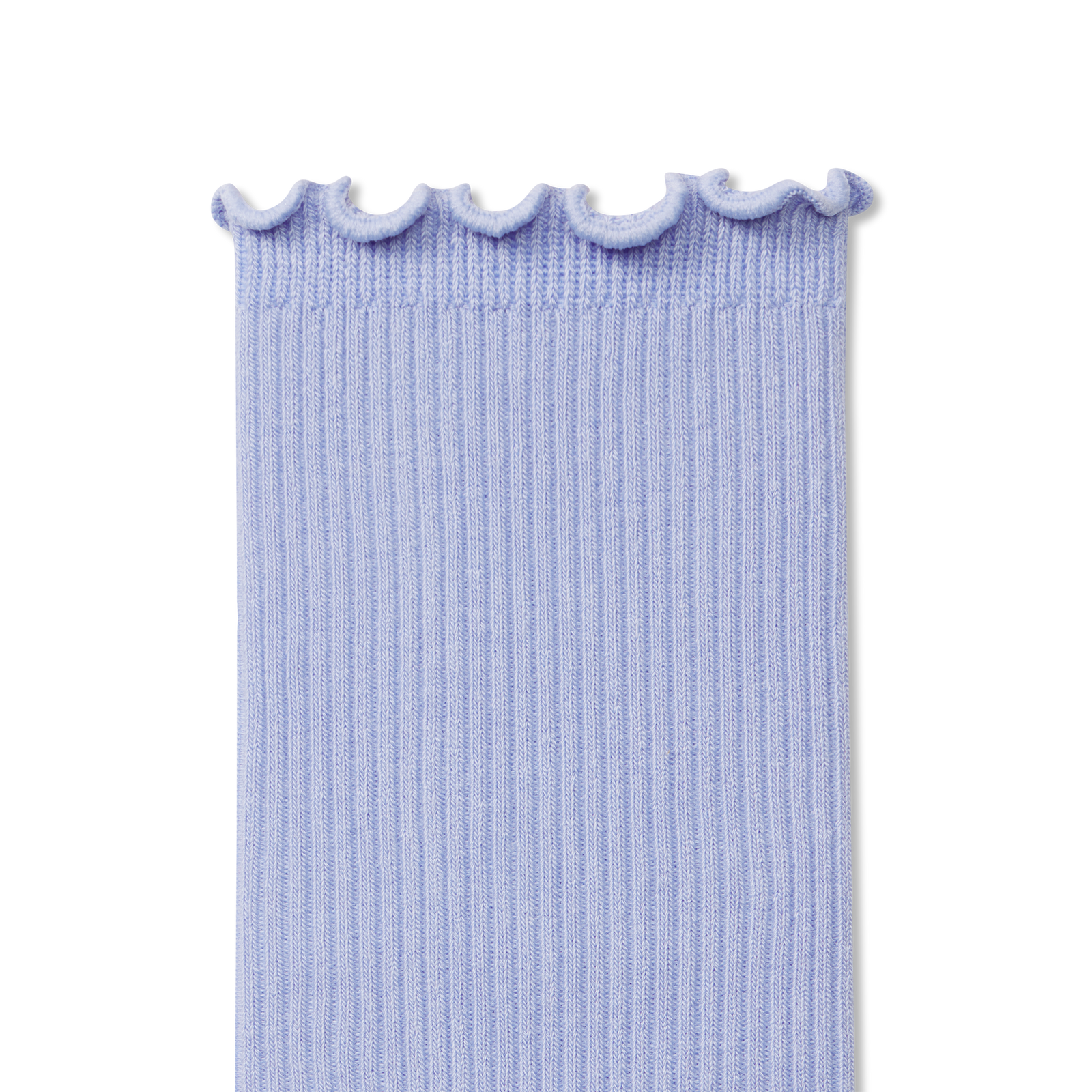 Ruffle Rib Half Calf - Dawn Blue Detail [9285]