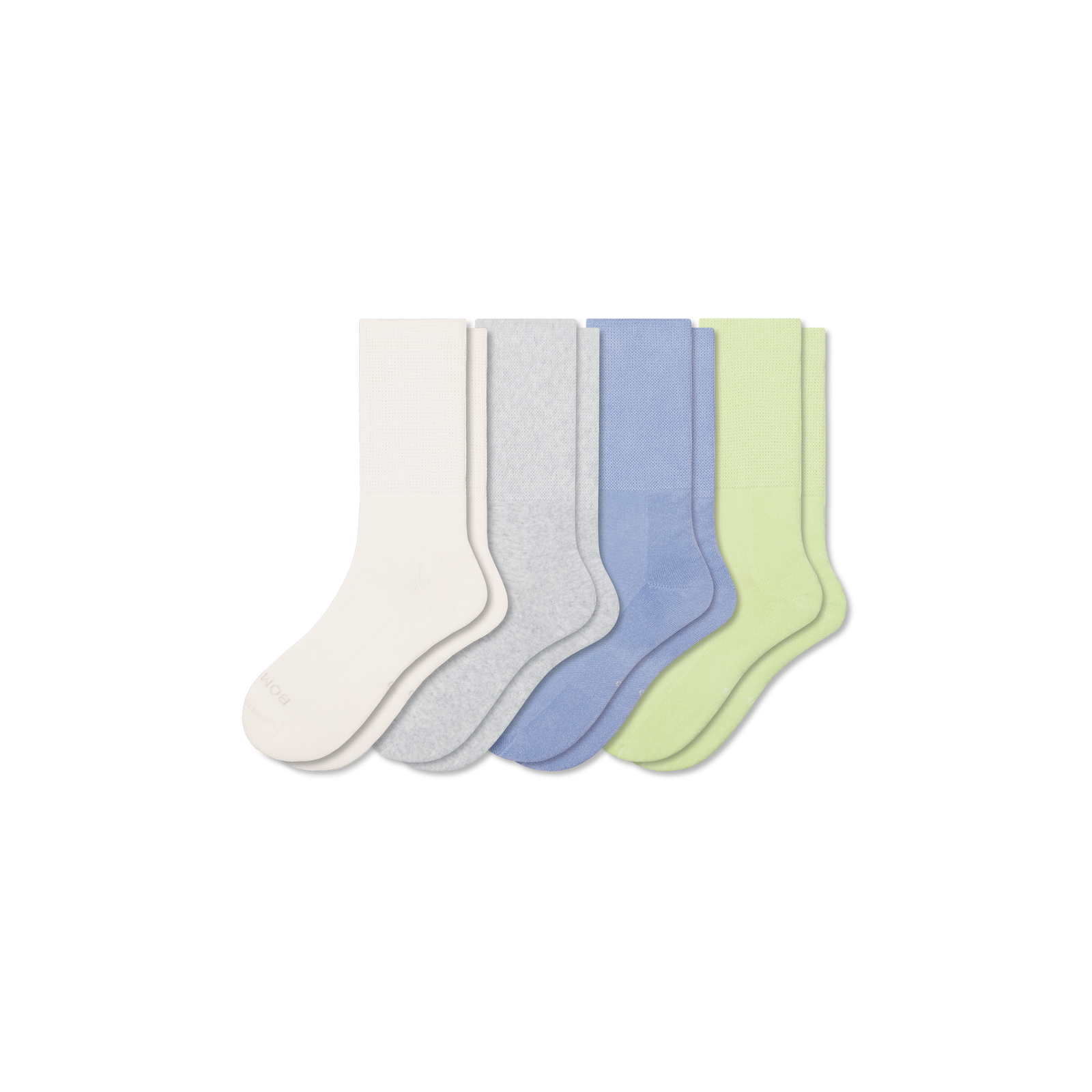 Ultra Stretch Calf Sock 4-Pack - Soft Lime Mix L [9290]