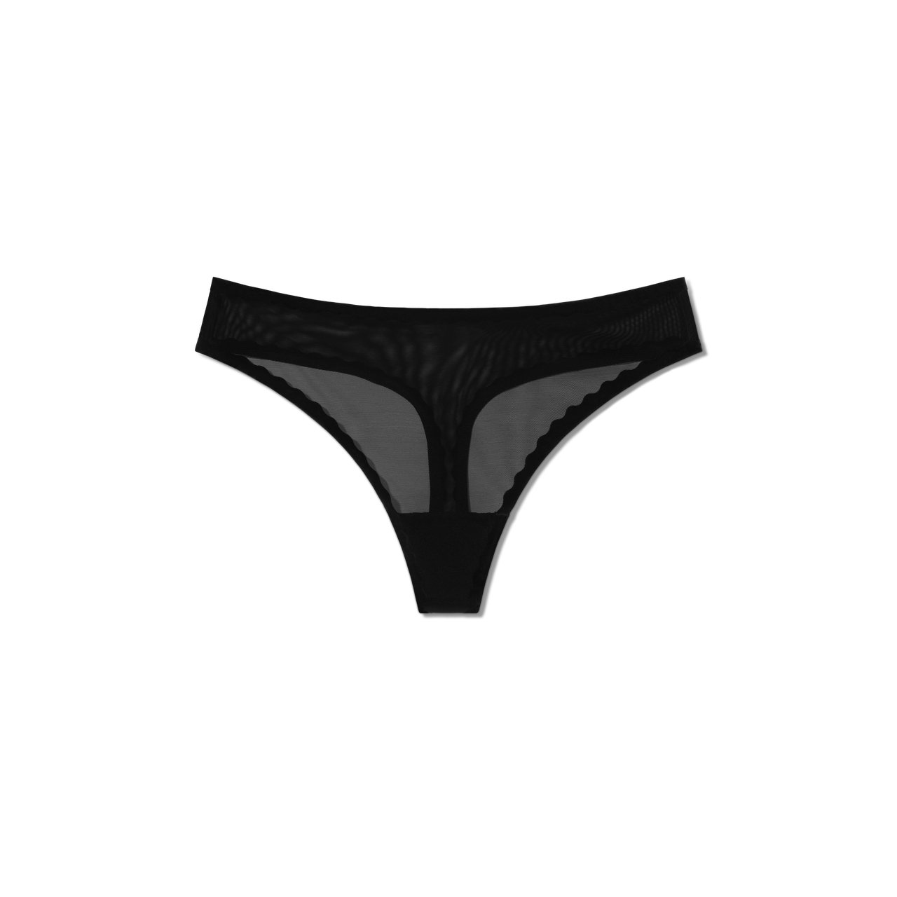 Women's SoftMesh Thong - black L [9347]