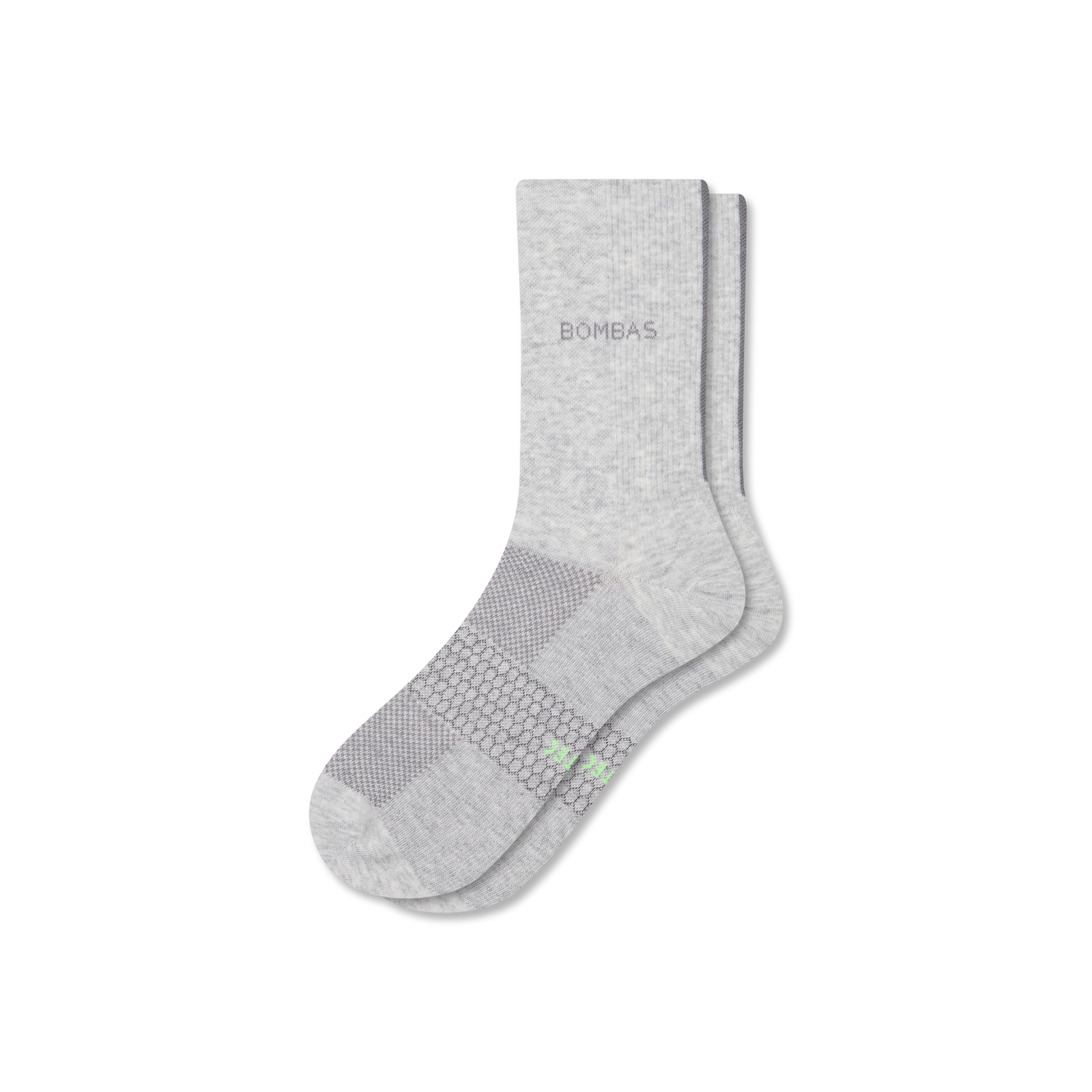 Lightweight Athletic Half Calf - Light Grey Heather L [9625]