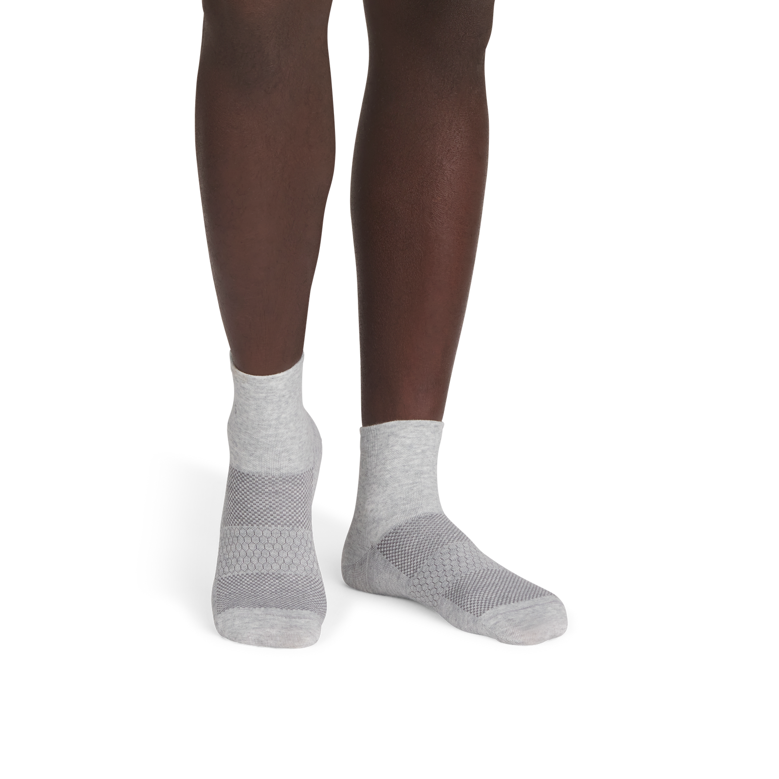 Lightweight Athletic Quarter - lt grey htr MO1 [9707]