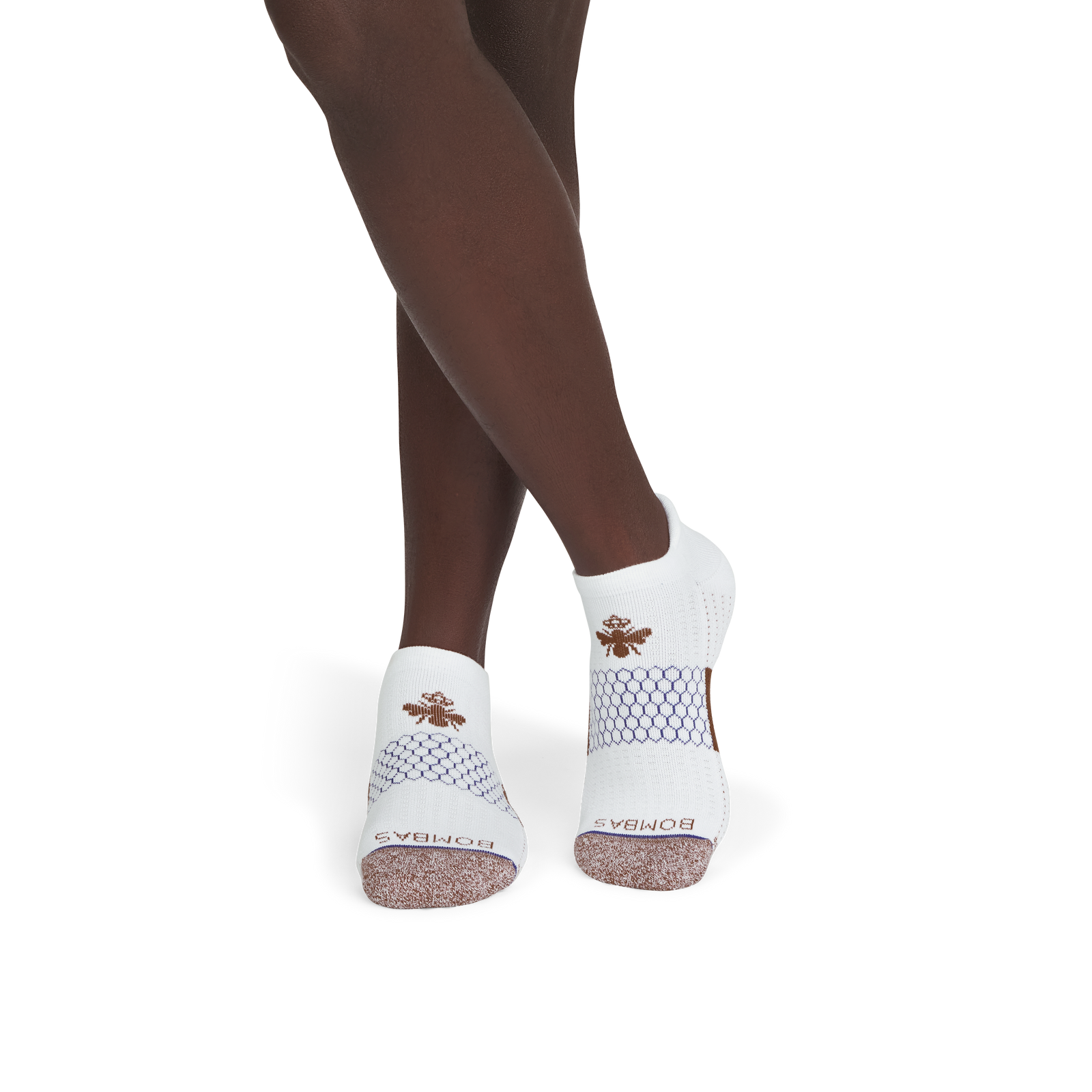 Golf Ankle Socks - white dusted cocoa MO1 [9709]