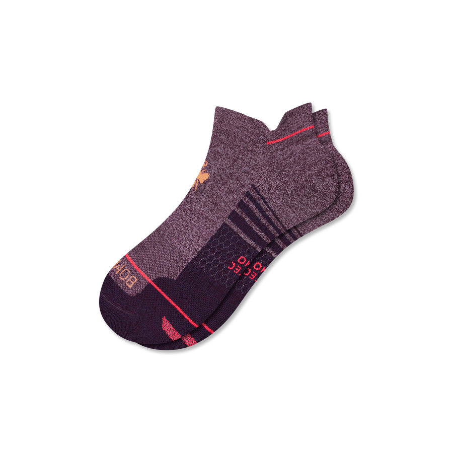 Men's Merino Wool Blend Run Ankle Socks - Comfort Recovery Move