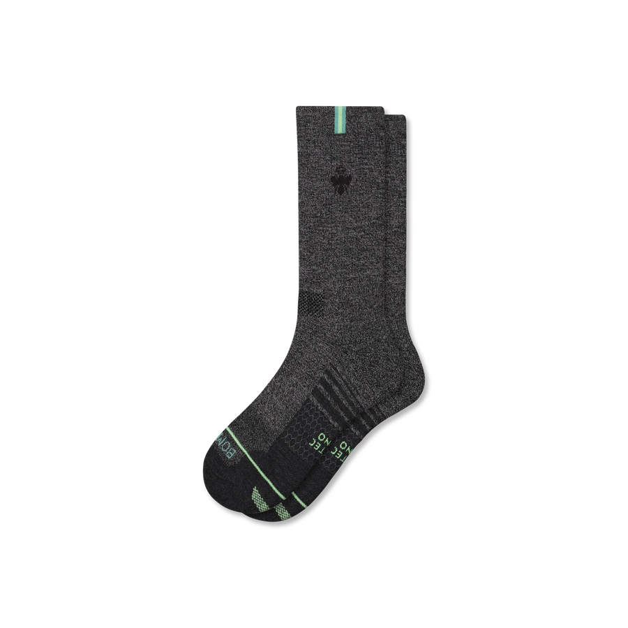 Women's Merino Wool Blend Run Calf Socks - Easy Ankle Fit