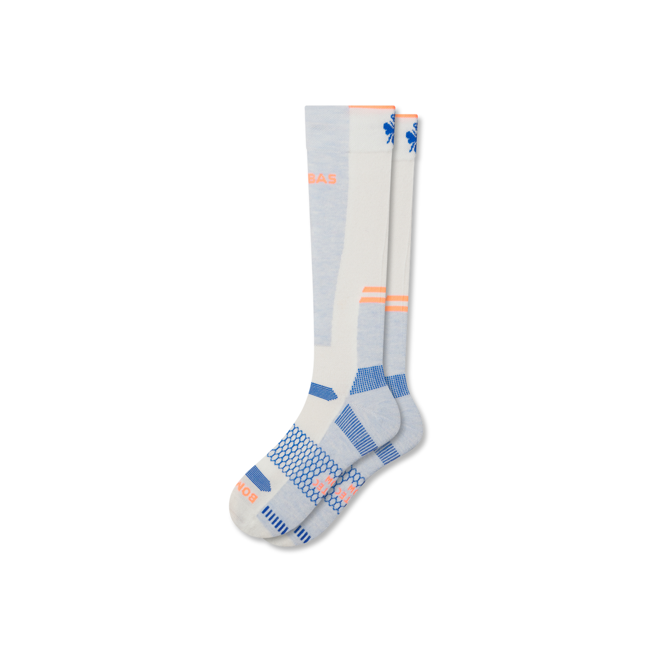 Mid-Cushion Merino Wool Ski & Snowboard Socks - blue whisper L [9714]