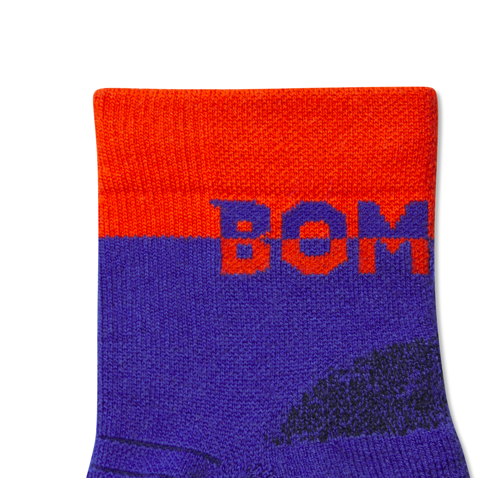 Merino Wool Blend Hiking Quarter Socks - lava blue Detail [9718]
