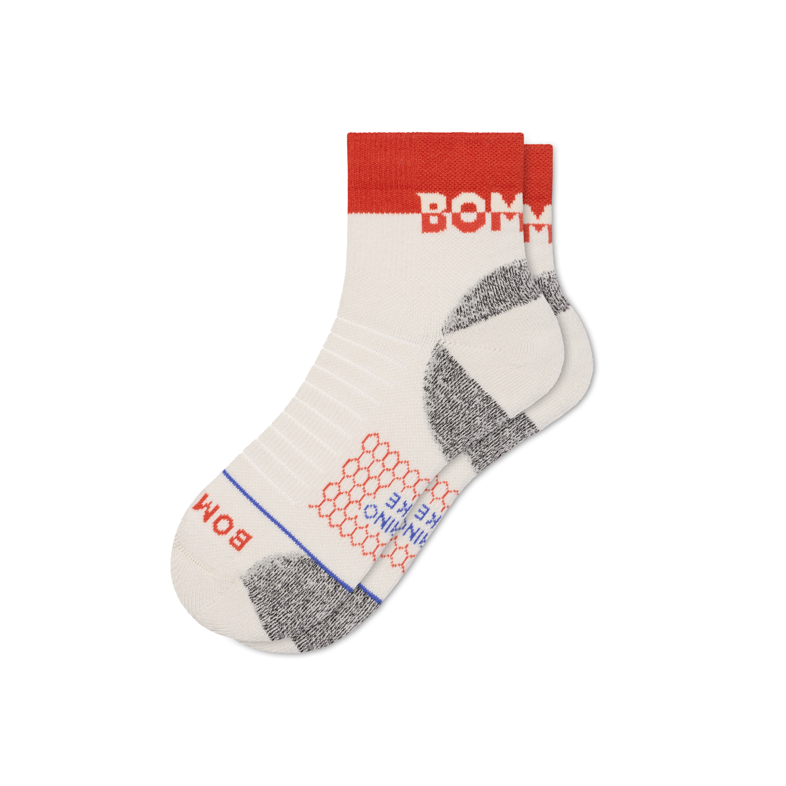 Merino Wool Blend Hiking Quarter Socks - vintage linen L [9718]