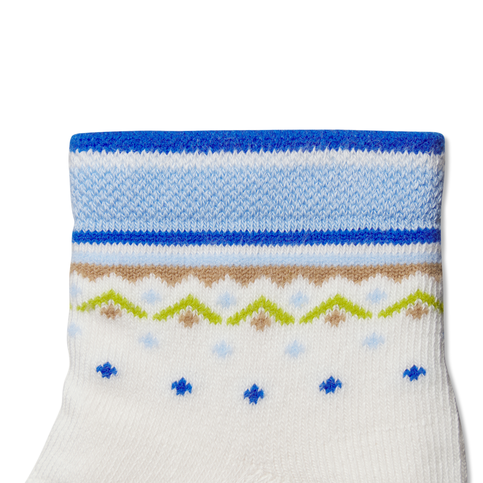 Toddler Lightweight Calf Socks - soft white detail [9734]