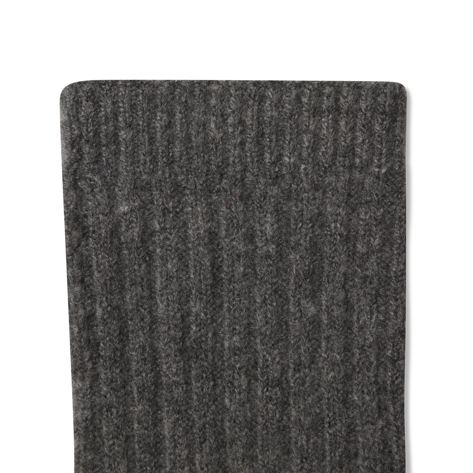 Women’s Ribbed Leg Warmers - Medium Grey Heather Detail [9736]