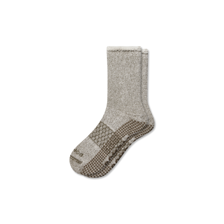 Women’s Roll-Top Merino Blend Gripper House Sock - Daily Hike Fit