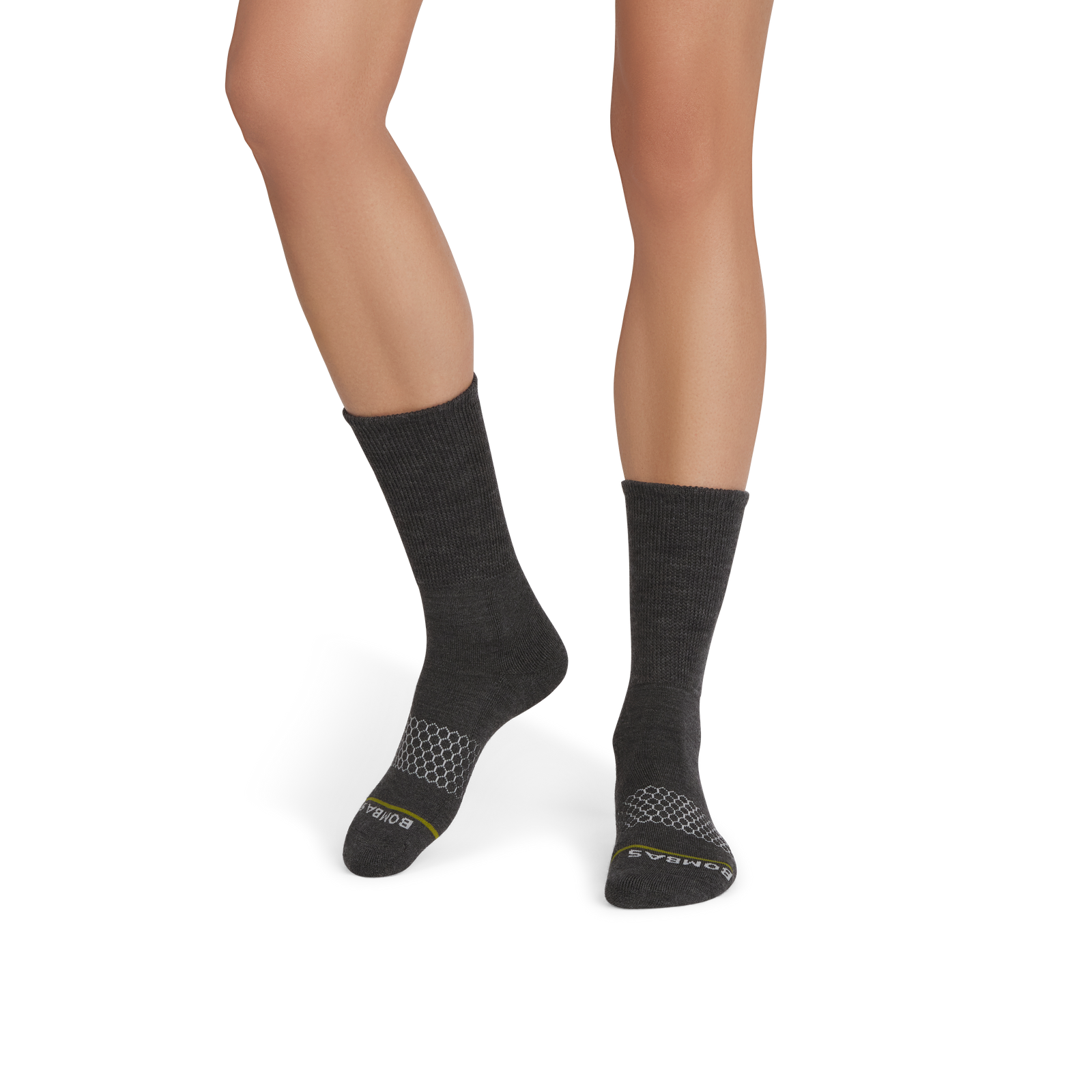 Merino Blend Ultra-Stretch Calf Sock - Moon Shadow Heather WO1 [9812]