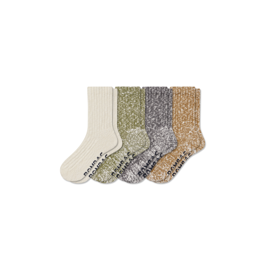 Women's Chunky Ragg Half Calf Sock 4-Pack - Modern Office Fit