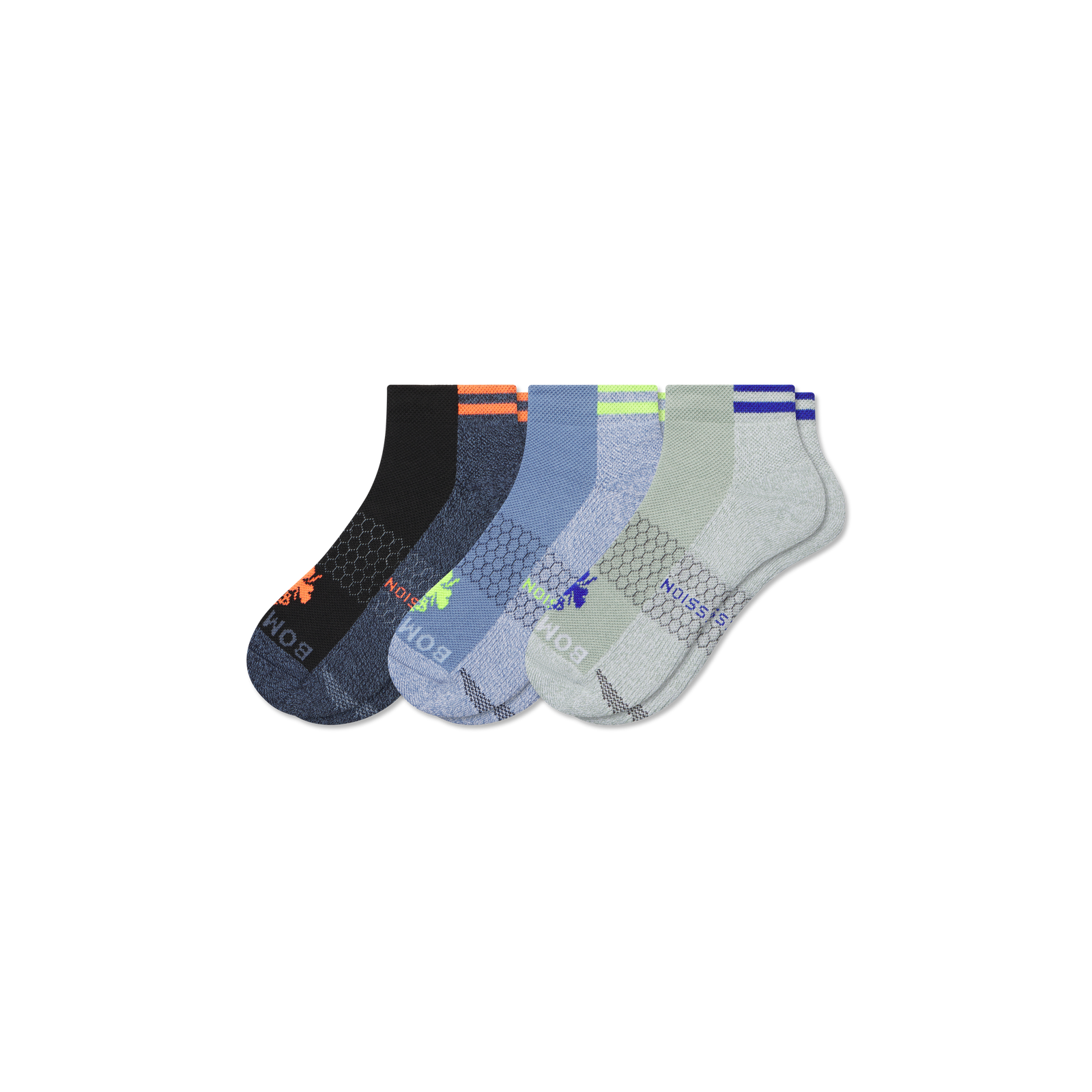 Performance Compression Ankle Socks - sage stone mix L [9915]