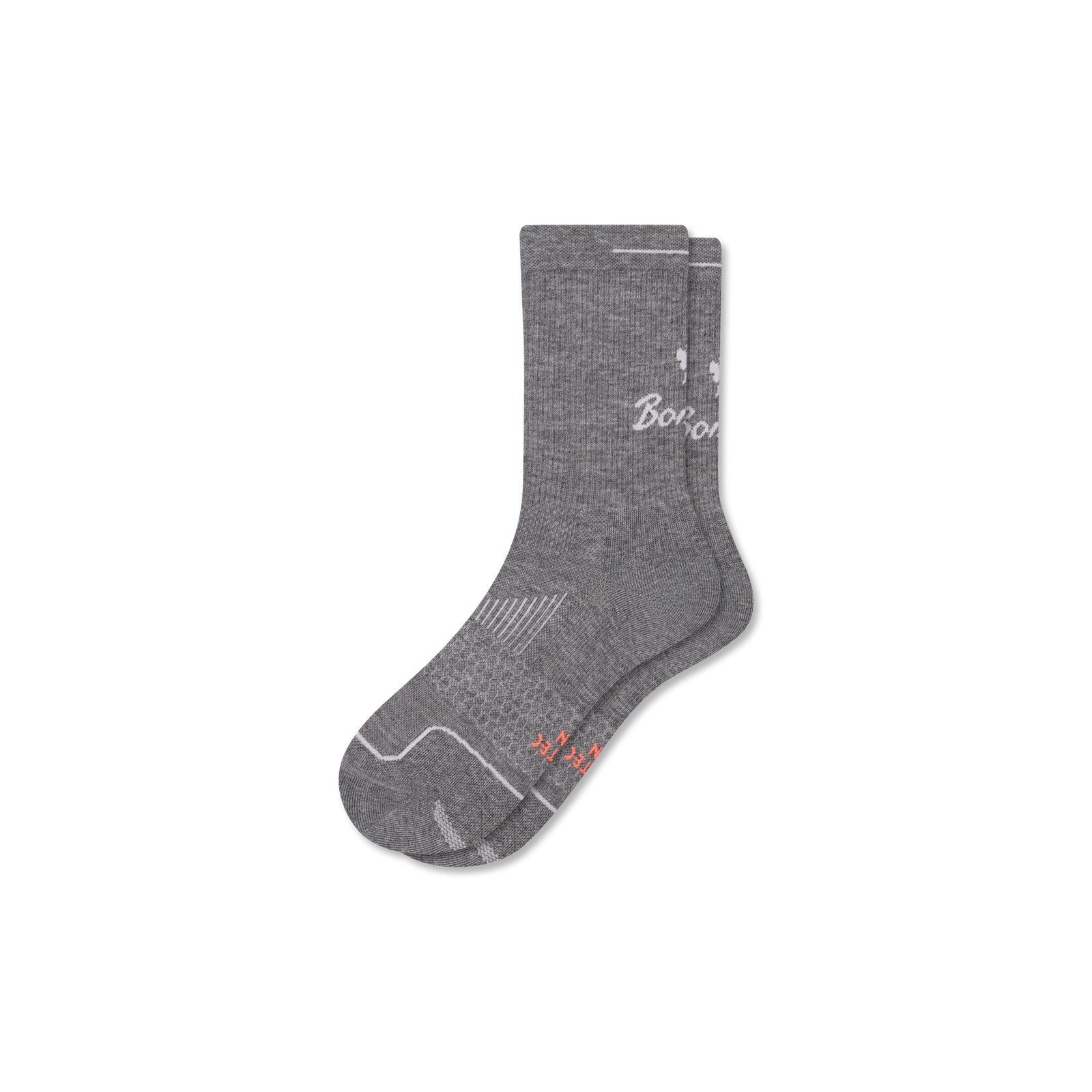Running Half Calf Socks - grey L [9930]
