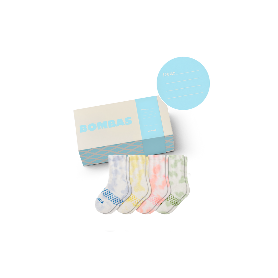 Junior Celebration Calf Sock 4-Pack Gift Box - Ready Travel Storage