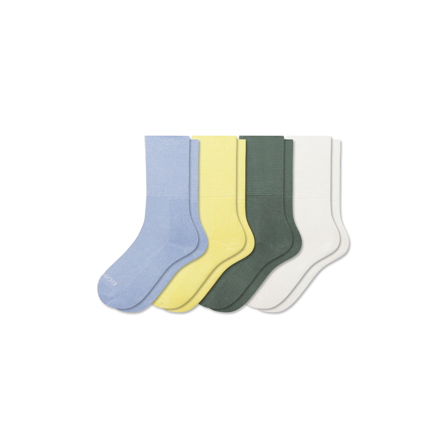 Youth Ultra Stretch Calf Sock 4-Pack - Cushion Low Cut Rotation