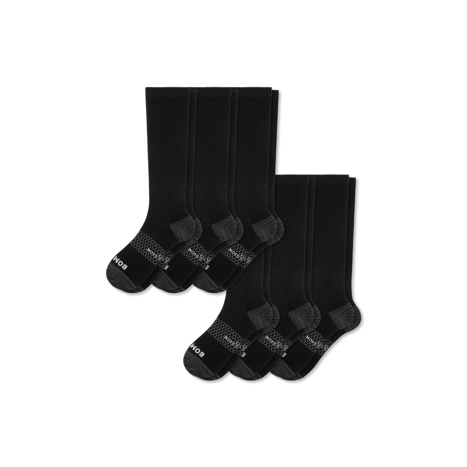 Everyday Compression Sock 6-Pack (15-20mmHg) - Black