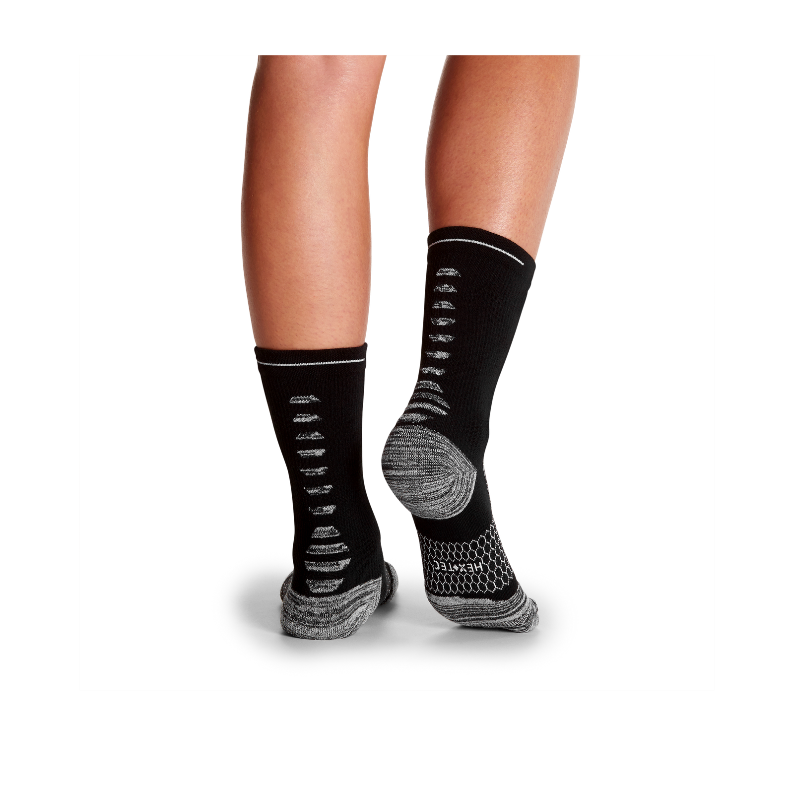 Women's Running Calf Sock 3-Pack - black-bee - 17