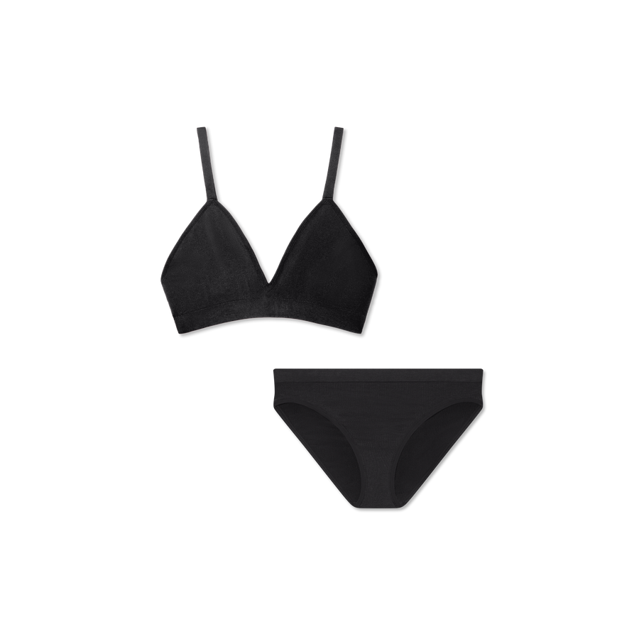Women's Seamless Triangle Bralette + Bikini Pack - Everyday Support