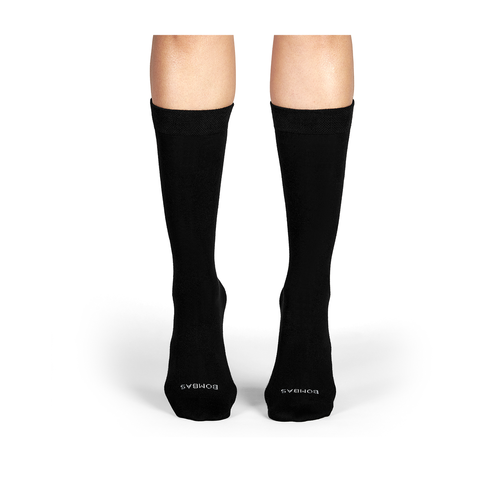 Women's Lightweight Calf Socks - black - 8