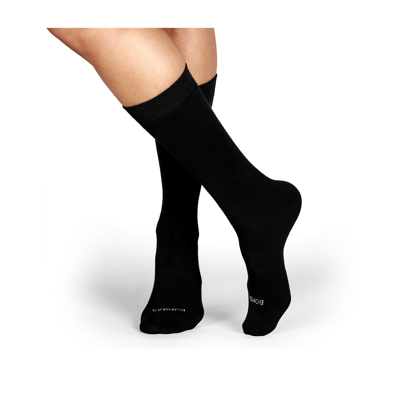 Women's Lightweight Calf Socks - black - 9