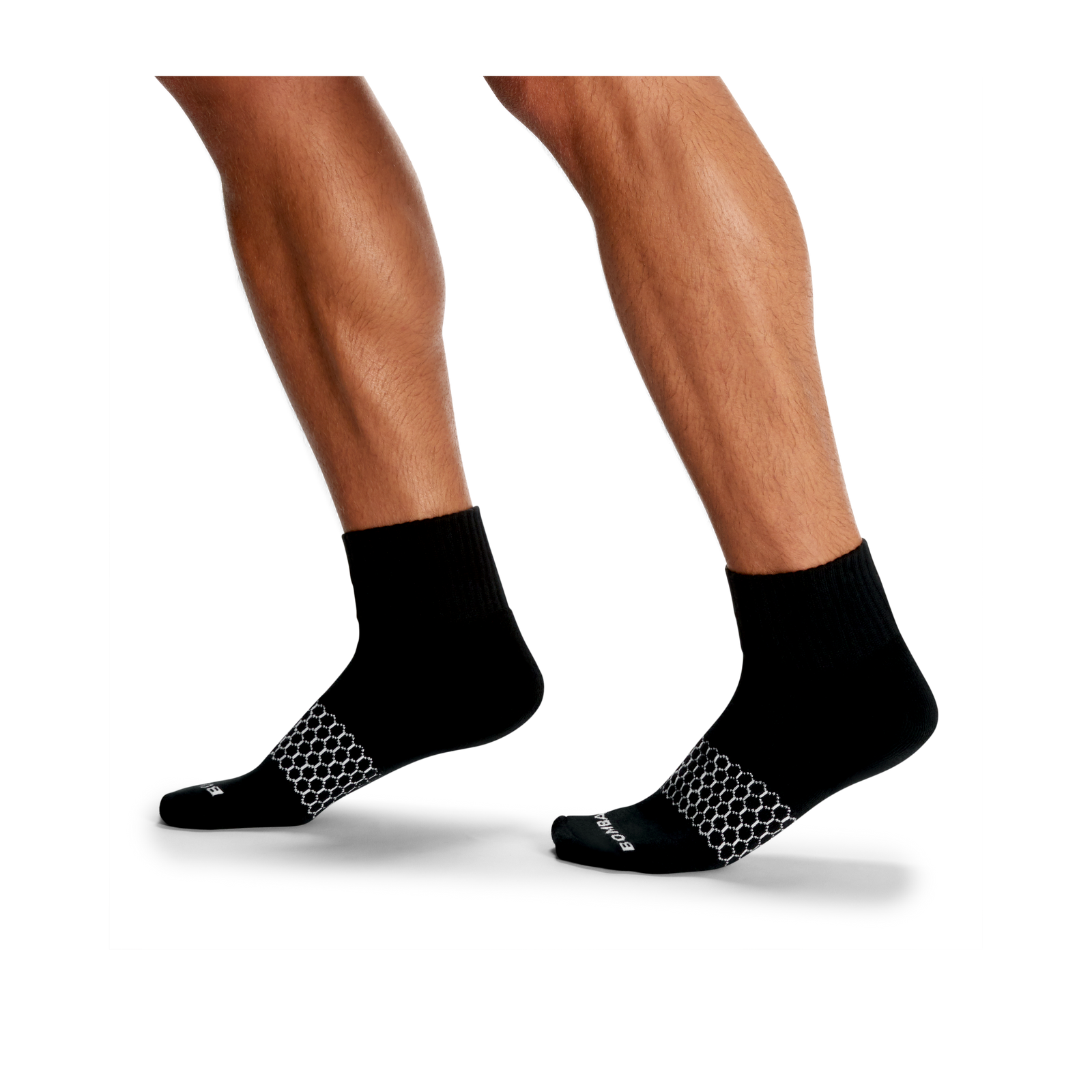 Men's Quarter Socks - black - 4