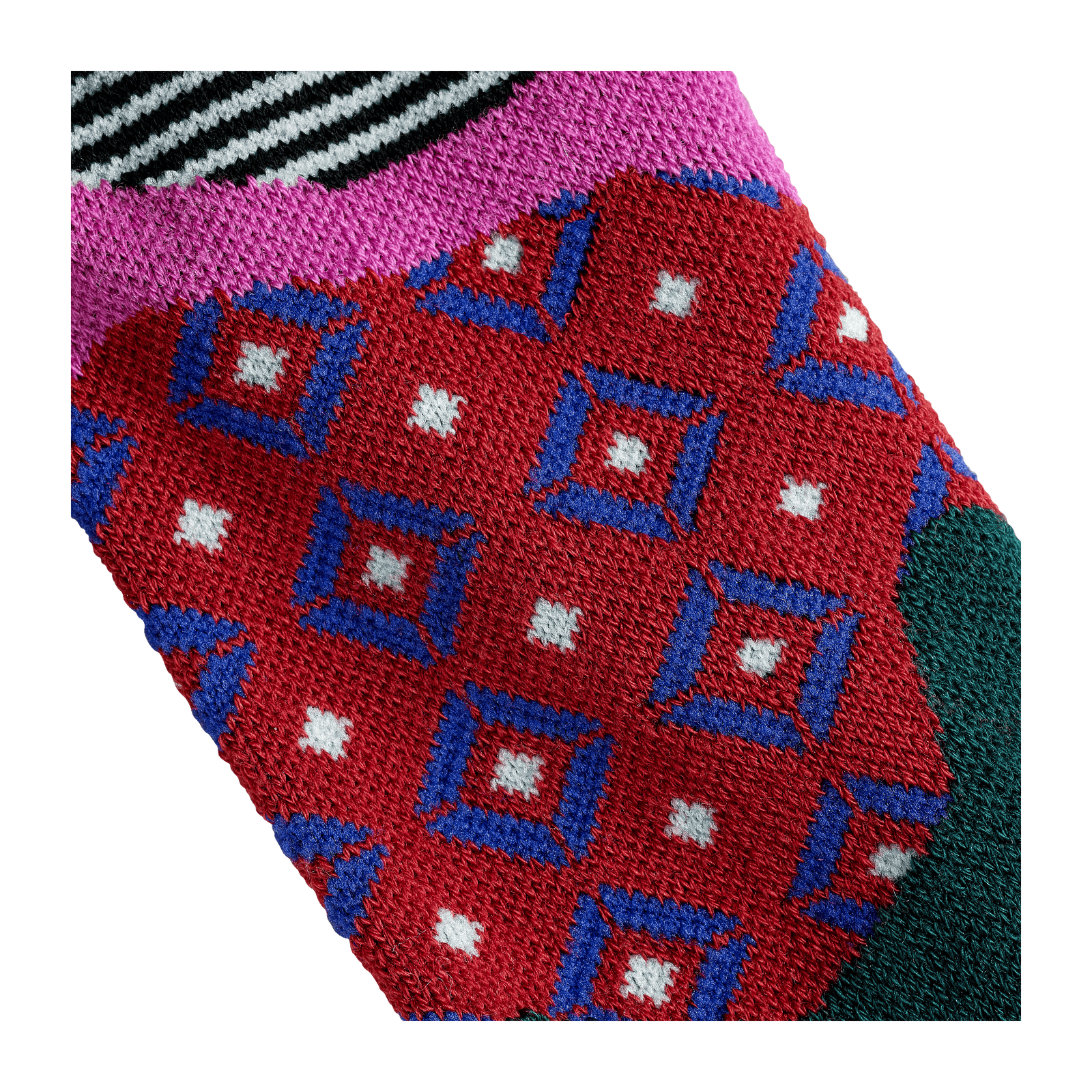 Youth Heavyweight Merino Wool Ski & Snowboard Sock 3-Pack - bluebird-red-mix - 5