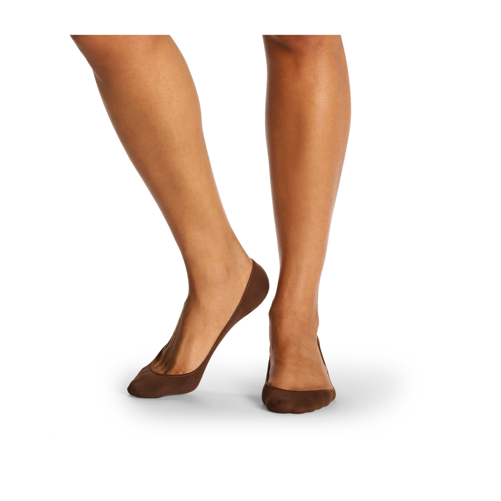 Women's Low-Cut No Show Socks - brown - 12