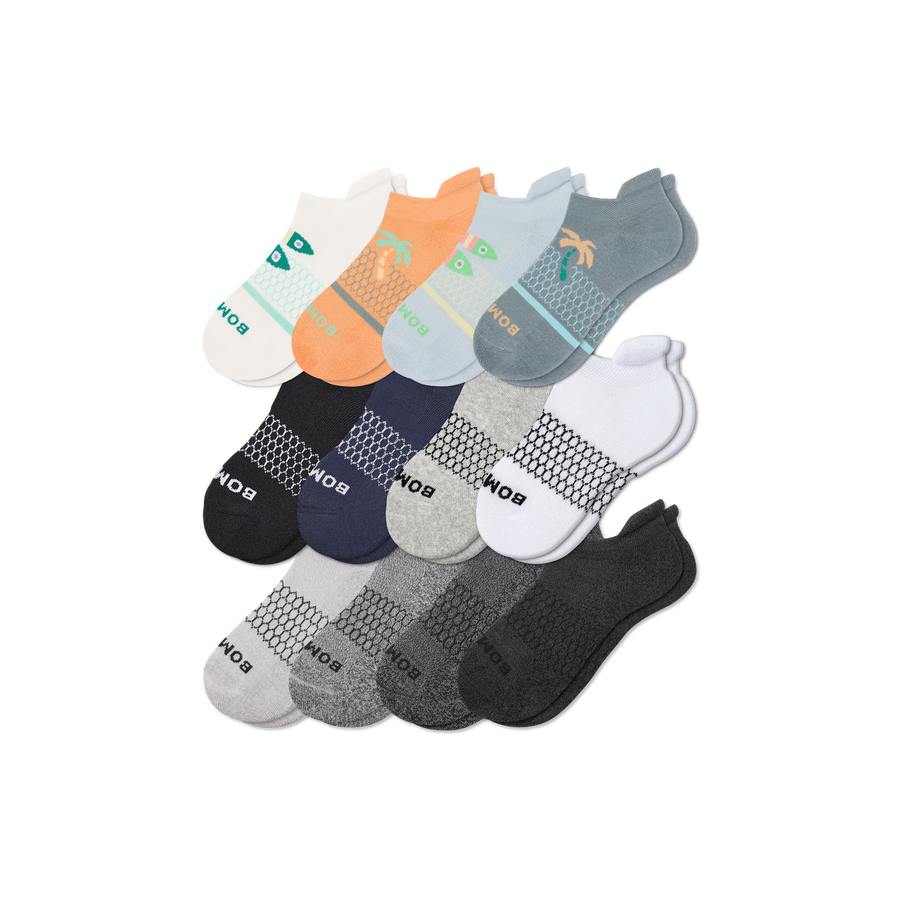 Youth Ankle Sock 12-Pack - Light No Show Move