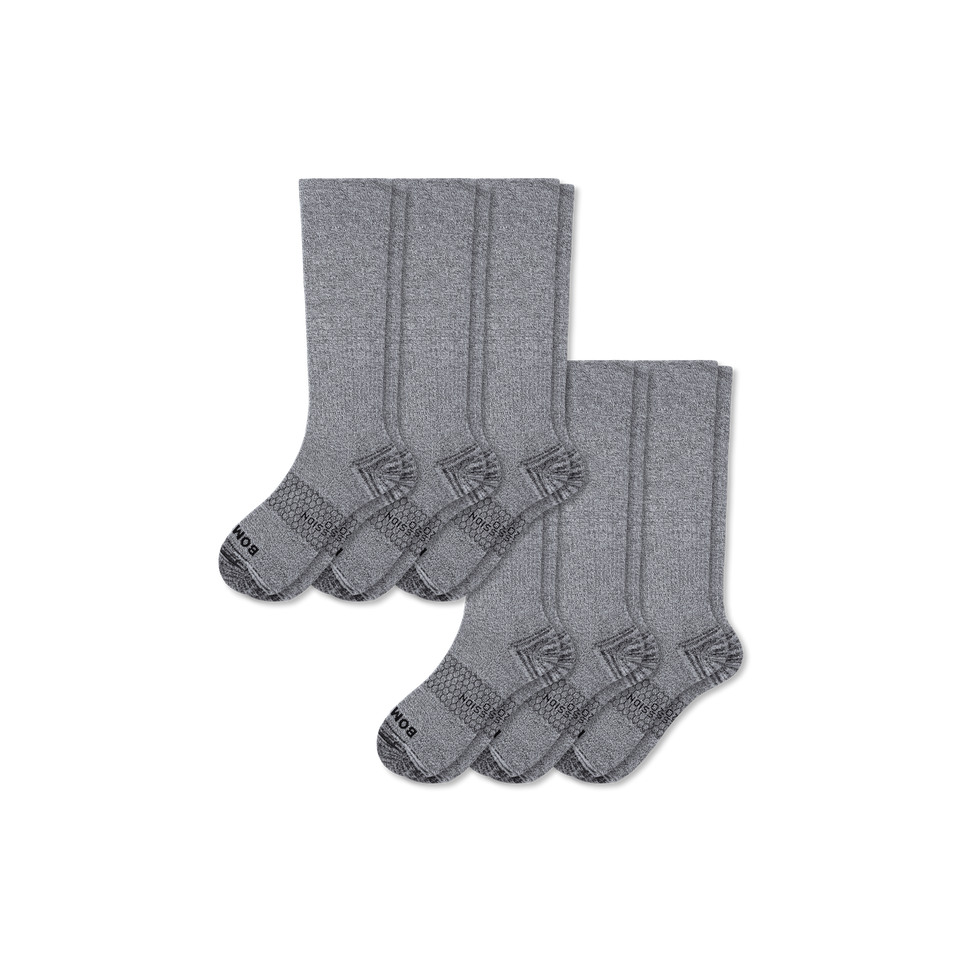 Everyday Compression Sock 6-Pack (15-20mmHg) - Charcoal
