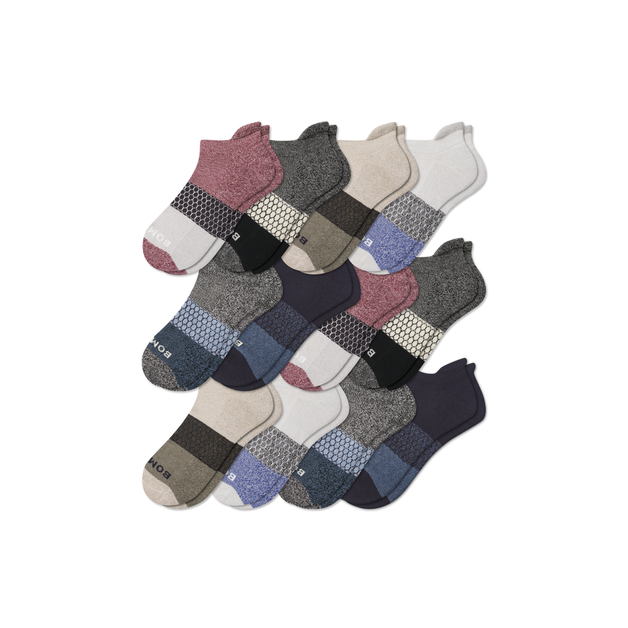 Men’s Tri-Block Ankle Sock 12-pack - Classic Hike Support