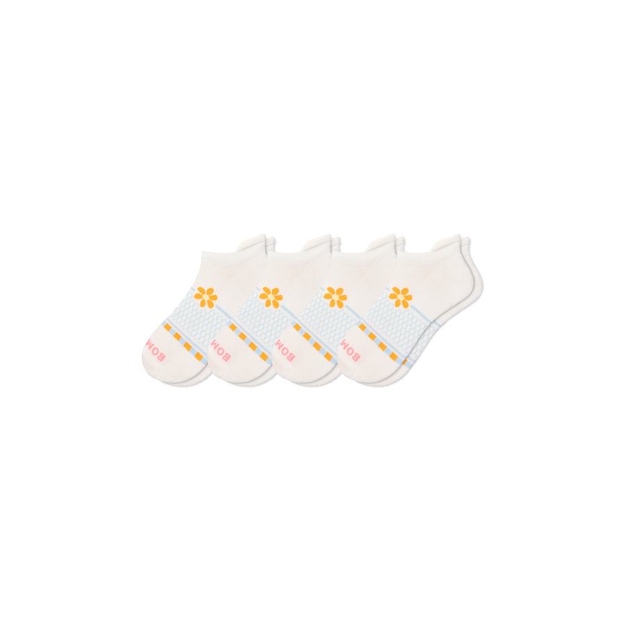 Women's Beach Day Ankle Sock 4-Pack - Smooth Hike Wear